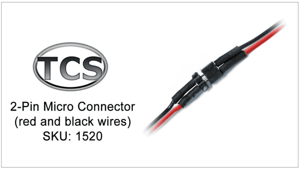 Train Control Systems TCS #1520 2-Pin Micro Connector image 0