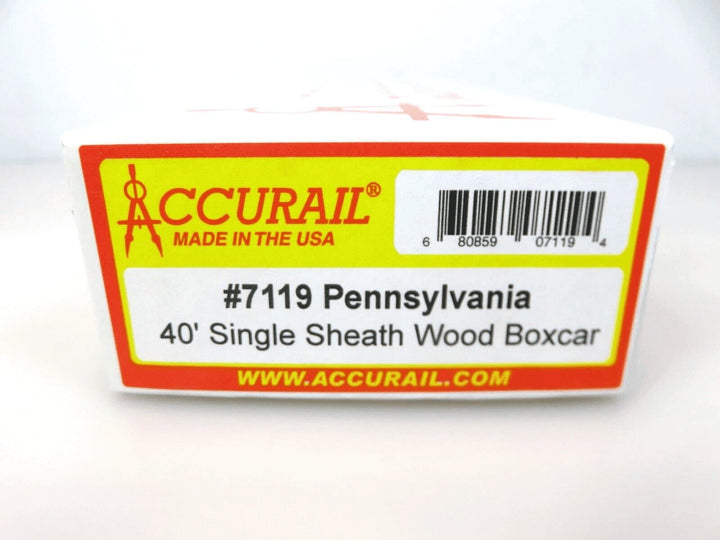 Accurail 7119 HO Scale 40' Single Sheath Wood Boxcar PRR Pennsylvania Railroad image 2