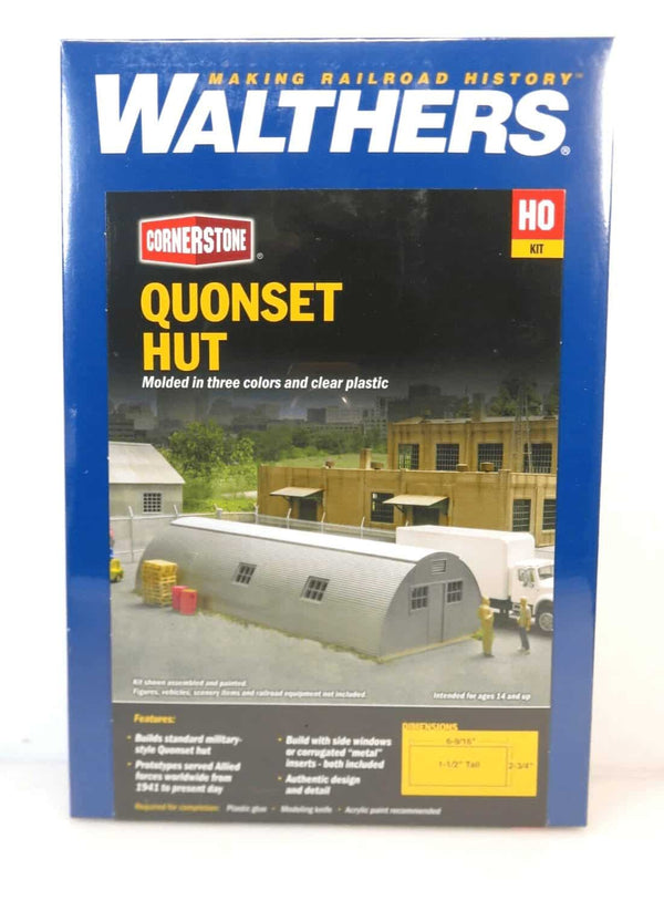 Walthers Cornerstone 933-3560 HO Scale Quonset Hut Kit NIB image 0