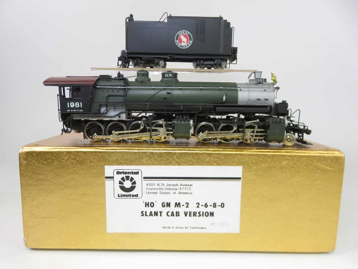 Oriental Limited Brass HO Scale GN Great Northern 2-6-8-0 M-2 Steam Locomotive image 0