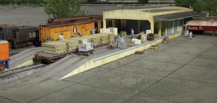 Walthers Cornerstone Part #933-2918 HO Scale Open Air Transload Building Kit NIB image 1
