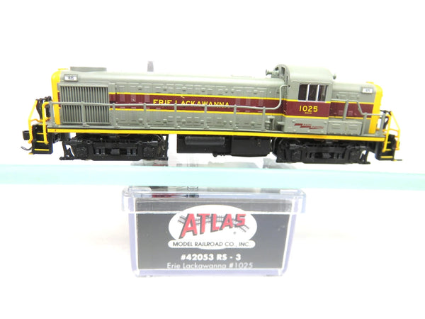 Atlas Classic 42053 N Scale EL Erie Lackawanna Alco RS-3 Diesel Locomotive #1025