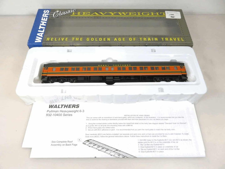 Walthers 932-10413 HO Great Northern Pullman Heavyweight 6-3 Passenger Car image 2