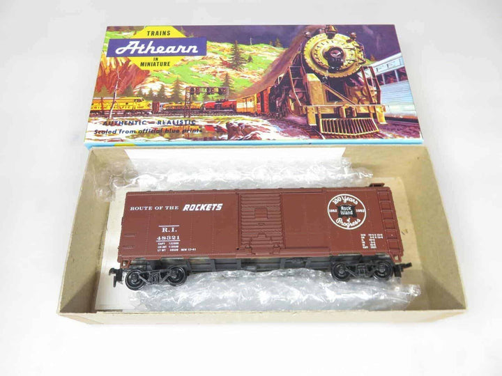 Bev-Bel Athearn HO Scale Rock Island "Route of the Rockets" 40' Boxcar #48321 image 2
